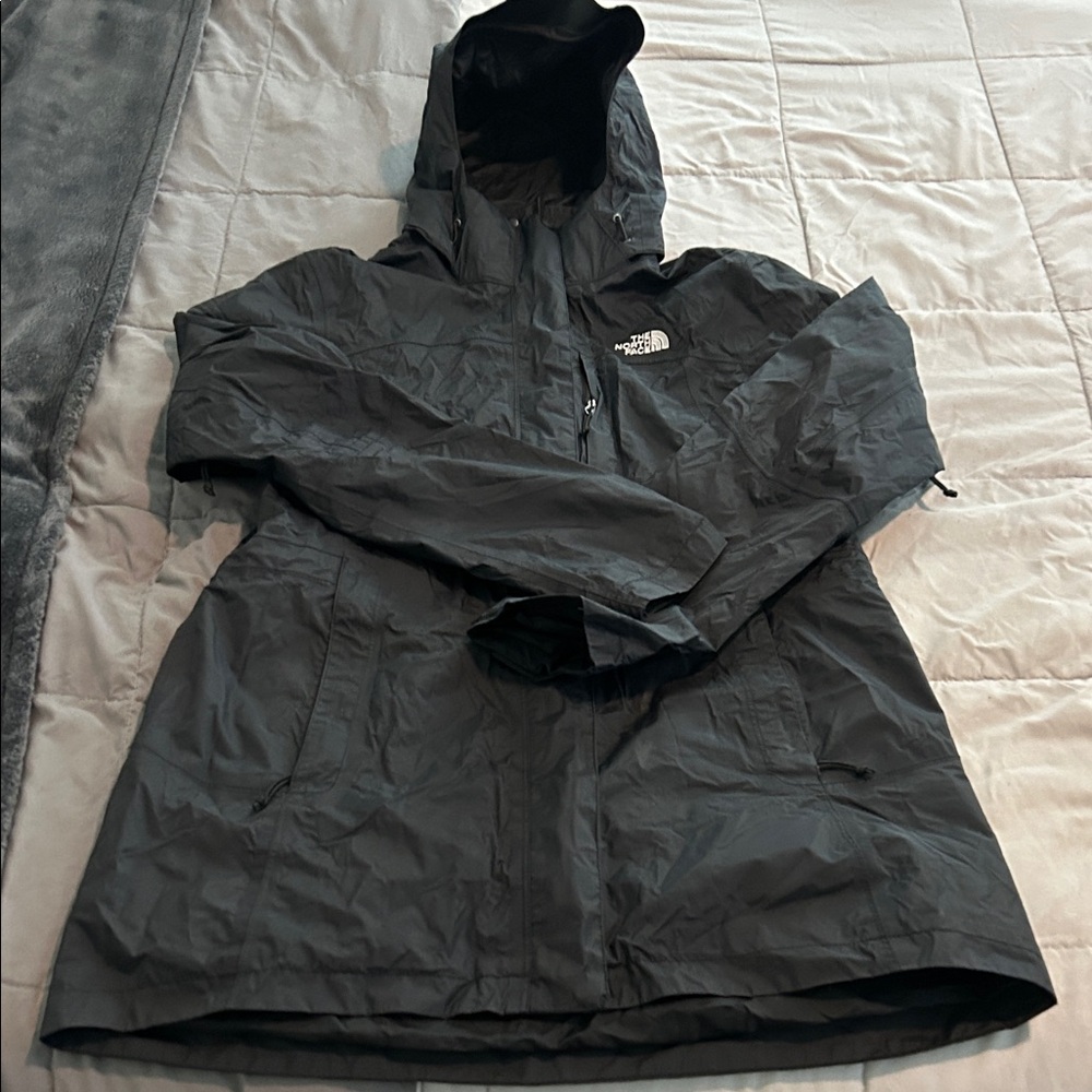 The North Face Women's Charcoal Hooded Jacket